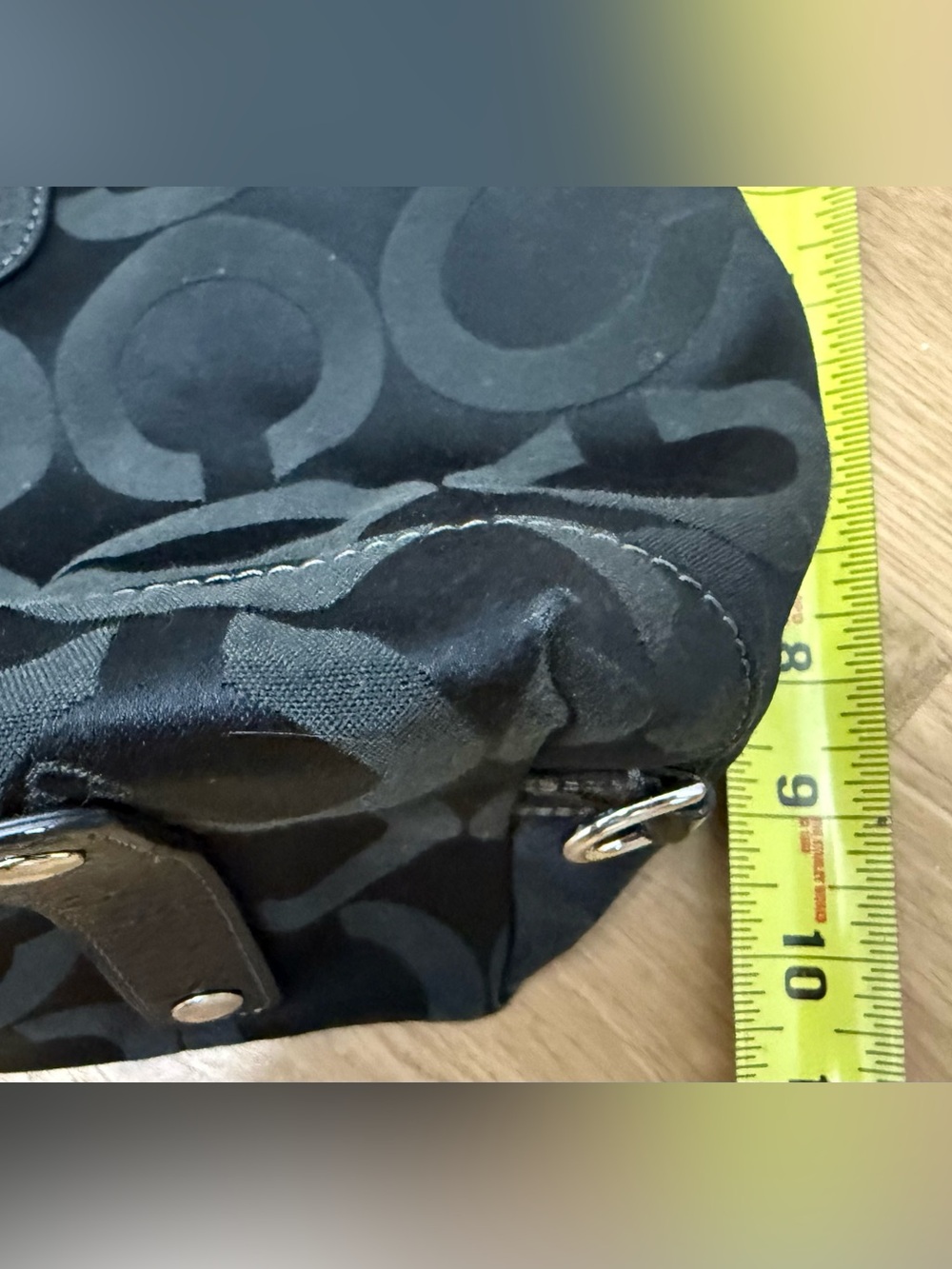 Coach Madison Op Art Sabrina Satchel & Convertible Shoulder Strap - Picture 12 of 15